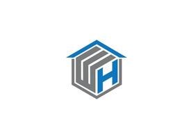 Letter WH logo design Initial Custom brand logo template vector