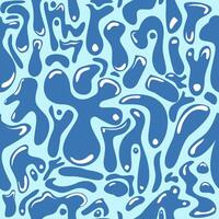 A seamless pattern of water splashes with fluid blue droplets and ripples, creating a refreshing look vector