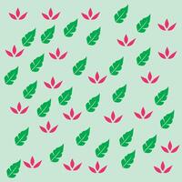 Floral background repeat pattern vector