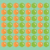 Polygon Repetitive Colorful Background Pattern vector