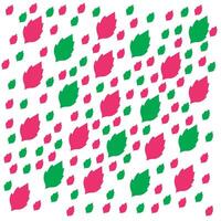 Floral leaf pattern repeat vector