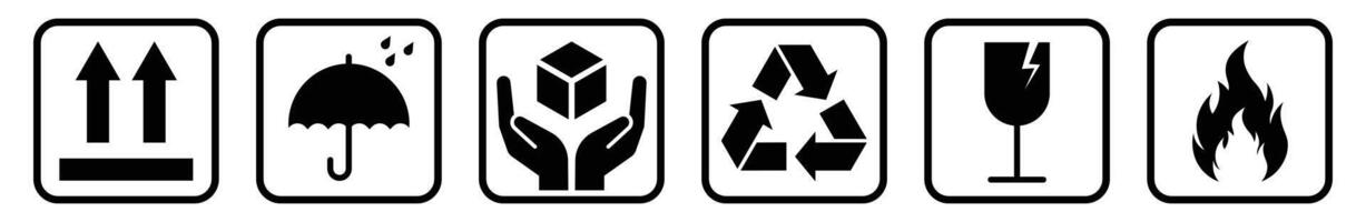 A set of black and white silhouettes of various tools vector