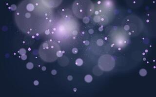Blue bokeh lights with shimmering particles, creating a dreamy and festive atmosphere. Ideal for celebrations, romantic themes, or holiday backgrounds. vector