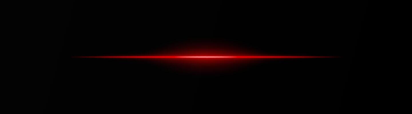 Intense red horizontal light beam on a black background, Neon rays, Flash of glare and explosion, laser beam. ideal for sci-fi, digital effects, or cinematic designs. Energy dynamic wallpaper