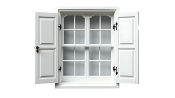 Isolated modern office window, perfect for illustrating themes of openness and light in interior spaces. png