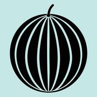 Watermelon fruit silhouette illustrations, ideal for coloring, crafts, and educational materials. Simple fruit outlines for coloring and drawing practice. Great for kids and adults work or project. vector