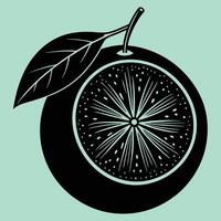 Lime fruit silhouette illustrations, ideal for coloring, crafts, and educational materials. Simple fruit outlines for coloring and drawing practice. Great for kids and adults work or project. vector