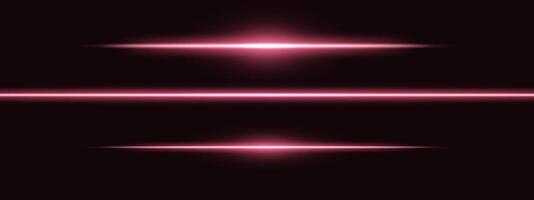 Red light glare beam. A sharp horizontal beam reflection. Sci-fi designs, light transitions, or futuristic effects. Glowing light streaks and neon effects. Dynamic shine wallpaper background vector