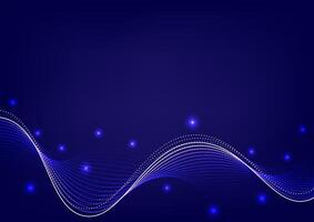 Abstract futuristic technology background. Line wave network concept. Design for futuristic, fiber optic, wave, telecoms, digital, online, communication, connection. vector