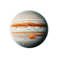 Vivid Jupiter with Striking Clouds and Great Red Spot png