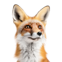Realistic Fox Portrait with Detailed Features png