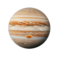 Beautiful Jupiter Planet with Striking Bands and Colors png