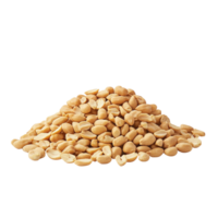 Pile of Roasted Peanuts on Transparent Background png