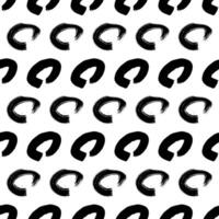 Seamless pattern with sketch circles shape vector