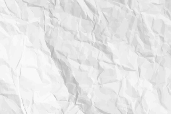 White clean crumpled paper