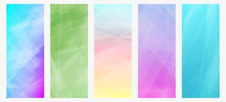 Modern colorful gradient background with lines vector