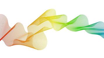 Abstract backdrop with wave gradient lines vector