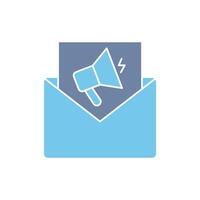 email marketing concept line icon. Simple element illustration. email marketing concept outline symbol design. vector
