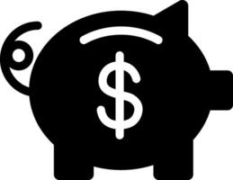 Piggy Bank for Savings - Icon vector
