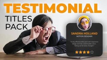 Testimonial Titles Pack motion_graphic