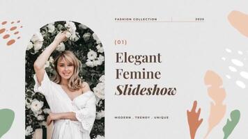 Elegant Feminine Presentation motion_graphic