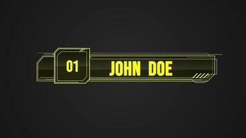Gaming Lower Third motion_graphic