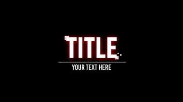 Dynamic Modern Titles motion_graphic