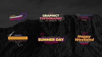 Scribbles Titles Animation motion_graphic