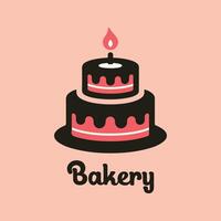 Bakery Simple Logo Design vector