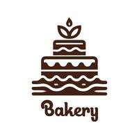 Logo Simple Bakery Illustration vector