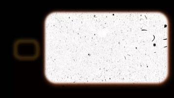 35mm Film Frame 4K with Sprocket Hole and Noise, Dust, Hair, Scratches on Old Damaged Film Seamless Texture. Animated Only Perforation Frame is Motionless. Tape Loop. Opacity or Screen Mode Usage video