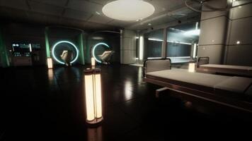 Futuristic hospital with sleek design and advanced tech video