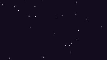 A black background with white dots on it video