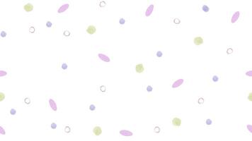 A pattern of small circles and dots on a white background video