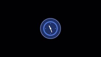 time business icon 2d animation on alpha channel transparant background video