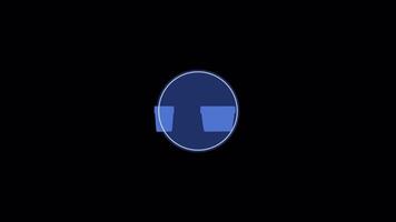 chart business icon 2d animation on alpha channel transparant background video
