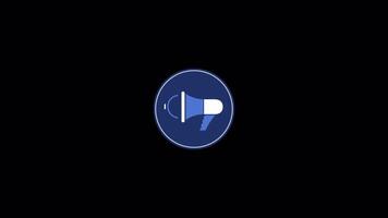 information business icon 2d animation on alpha channel transparant background video