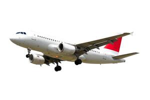 Plane isolated on white background photo