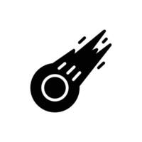 comet speed icon solid style vector