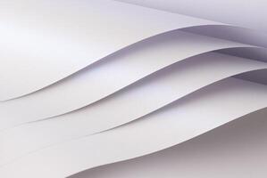 Glossy designer paper background with a pearl white gradient, featuring a wavy, twisted texture and photo
