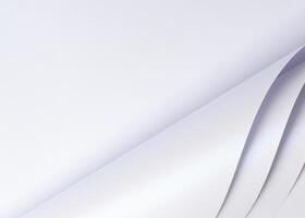 Glossy designer paper background with a pearl white gradient and a wavy, curved texture. This photo
