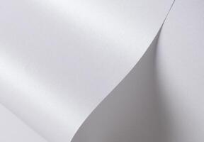 Glossy designer paper background with a pearl white gradient, featuring a chic, wavy texture and photo