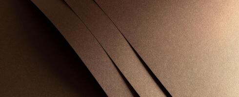 Glossy designer paper background in a long horizontal format with a shiny gradient and layered folds photo