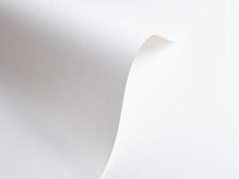 Paper texture background. Premium designer sheet with clean, smooth layers and elegant white surface photo