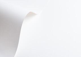 Paper texture background. Premium designer sheet with clean, elegant layers and smooth white surface photo