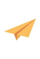 origami paper airplane icon for design. airplane message vector