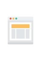 icon application and web for design vector