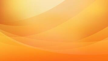 Abstract Orange Gradient Background With Curved Lines vector