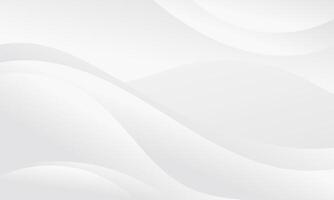 Abstract White Background With Curved Lines vector