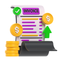 How to create a professional invoice template png